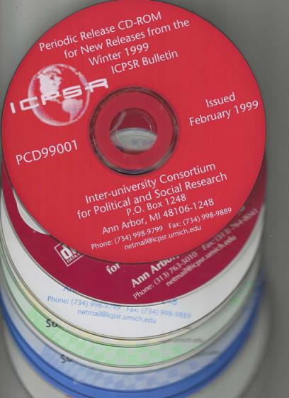 Inter-university Consortium For Political And Social Research LOT 12-Disc Set