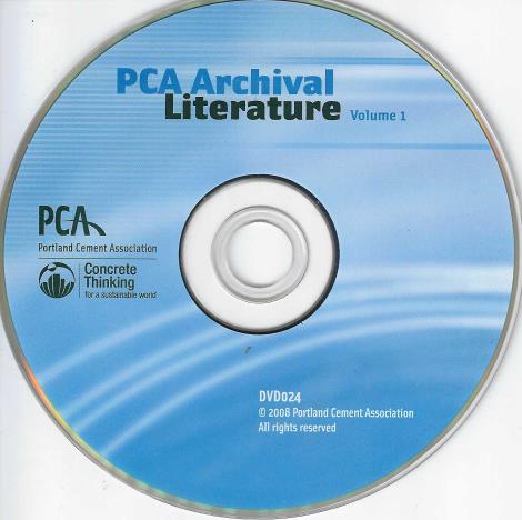 PCA Archival Literature Vol. 1