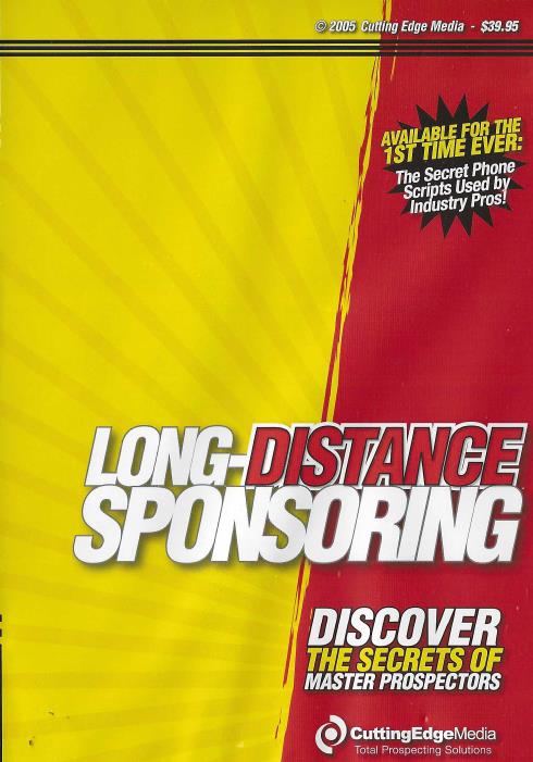 Long-Distance Sponsoring: Discover The Secrets Of Master Prospectors 2-Disc Set w/ Booklet