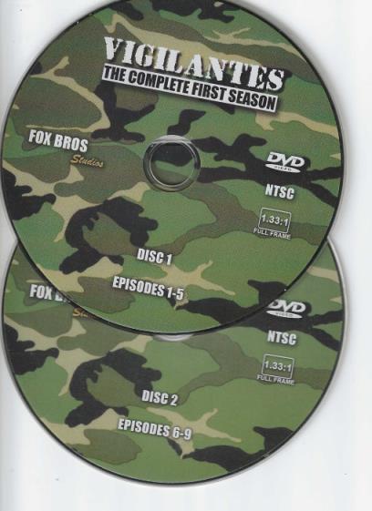 Vigilantes: The Complete First Season 2-Disc Set w/ No Artwork