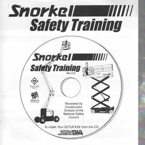 Snorkel Safety Training 2.0