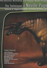 The Techniques Of Neville Page: Digital Painting: Fantasy Wildebeest Volume 2