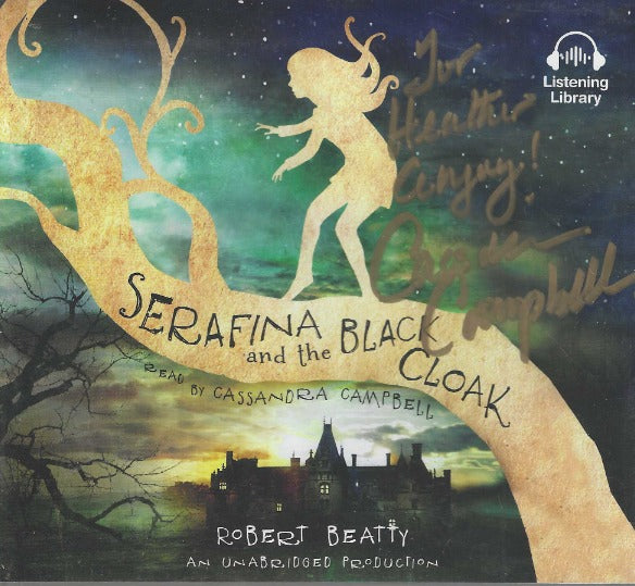 Serafina And The Black Cloak Unabridged 7-Disc Set Signed - NeverDieMedia