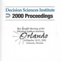 Decision Sciences Institute Proceedings 2000