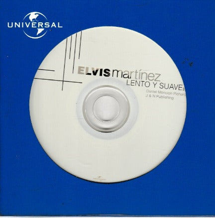 Elvis Martinez: Lento Y Suave Promo w/ Artwork