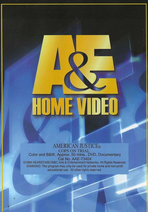 American Justice: Cops On Trial