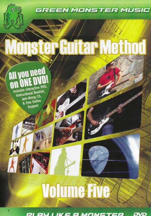 Monster Guitar Method Volume 5 2-Disc Set w/ Booklet - NeverDieMedia