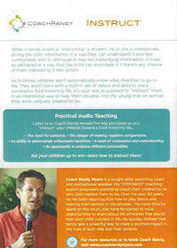 CoachRandy: Instruct