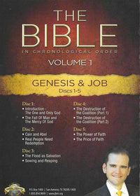 The Bible In Chronological Order: Genesis & Job Volume 1 10-Disc Set