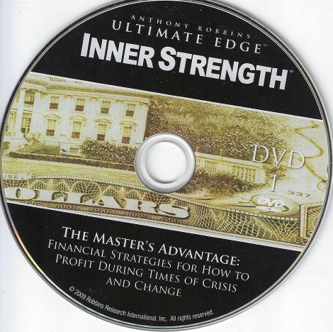 Anthony Robbins Ultimate Edge: Inner Strength: The Master's Advantage Vol. 1 w/ No Artwork