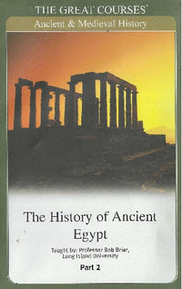 The Great Courses: The History Of Ancient Egypt Part 2 6-Disc Set w/ Guidebook