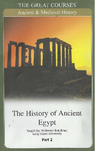 The Great Courses: The History Of Ancient Egypt Part 2 6-Disc Set w/ Guidebook