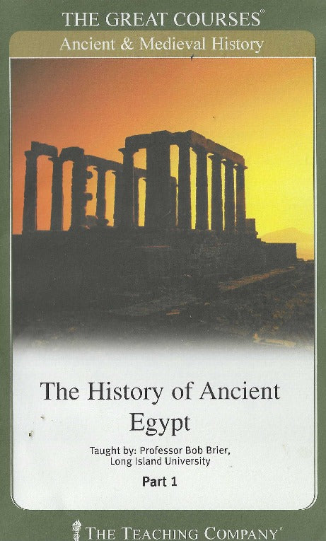 The Great Courses: The History Of Ancient Egypt Part 1 6-Disc Set w/ Guidebook