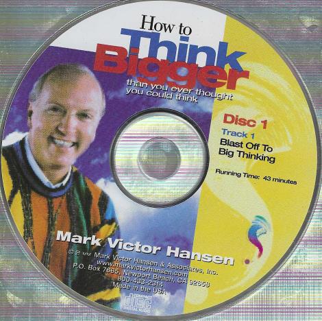 How To Think Bigger Than You Ever Thought You Could Think 8-Disc Set w/ No Artwork