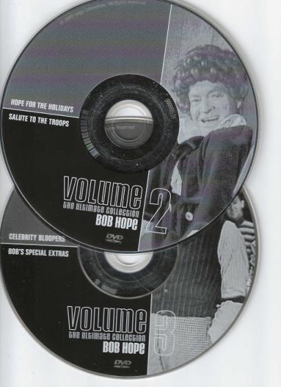 The Ultimate Collection: Bob Hope Vol 2 & 3 2-Disc Set w/ No Artwork