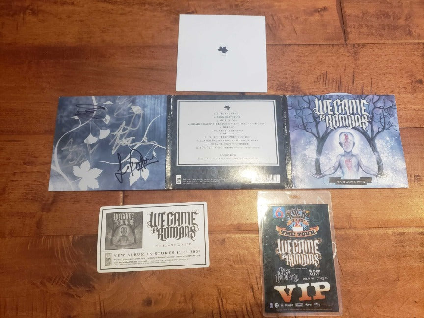 we came as romans to plant a seed album We Came As Romans: To Plant A Seed 2-Disc w/ Autographed Artwork, VIP – NeverDieMedia