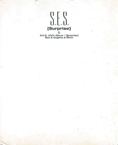 S.E.S.: Surprise & S.E.S. 2001 Album / Surprise Sea & Eugene & Shoo w/ Autographed Artwork & Booklet