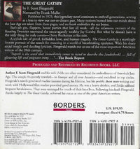 The Great Gatsby Unabridged 4-Disc Set