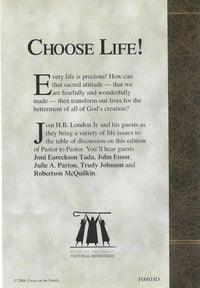 Pastor To Pastor: Choose Life! 2-Disc Set