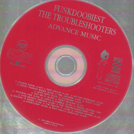 Funkdoobiest: The Troubleshooters Advance Promo w/ Back Artwork