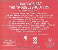 Funkdoobiest: The Troubleshooters Advance Promo w/ Back Artwork