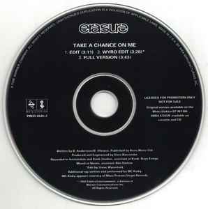 Erasure: Take A Chance On Me Promo