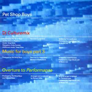 Pet Shop Boys: DJ Culturemix