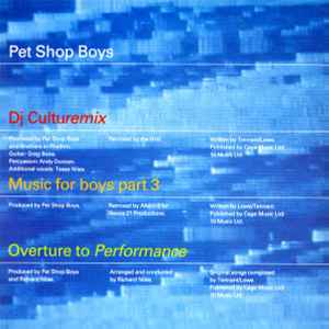 Pet Shop Boys: DJ Culturemix