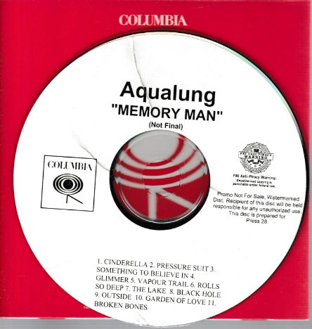 Aqualung: Memory Man Promo