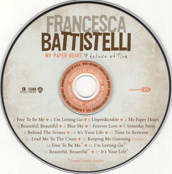 Francesca Battistelli: My Paper Heart Deluxe w/ No Artwork