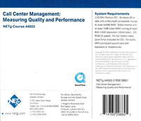 Business And Professional Development: Call Center Management: Measuring Quality And Performance #44022