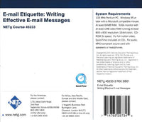 Business And Professional Development: E-mail Etiquette: Writing Effective E-mail Messages #45233