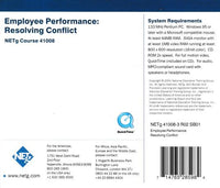 Business And Professional Development: Employee Performance: Resolving Conflict #41008