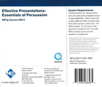 Business And Professional Development: Effective Presentations: Essentials Of Persuasion #45017