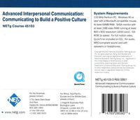 Business And Professional Development: Advanced Interpersonal Communication: Communicating To Build #45103