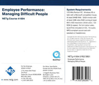 Business And Professional Development: Employee Performance: Managing Difficult People #41004