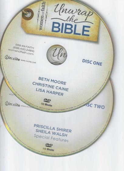 Women Of Faith: Unwrap The Bible 2-Disc Set w/ No Artwork