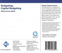 Business And Professional Development: Budgeting: Capital Budgeting #48543