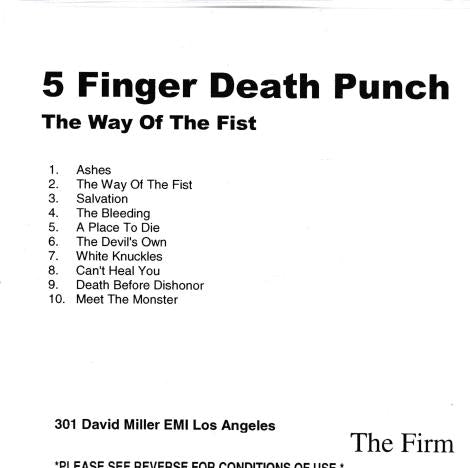 5 Finger Death Punch: The Way Of The Fist Promo