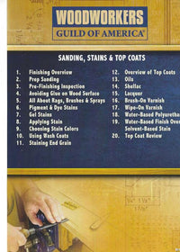 Woodworkers Guild Of America: Finishing Essentials: Sanding, Staining & Top Coats