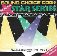 Sound Choice: Karaoke Star Series: Female Country Hits 2084 Volume 5