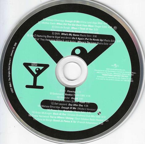 The Singles Club Vol. 1 Promo w/ No Artwork