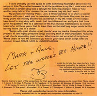 Tom Burns: Peace Love & Understanding w/ Autographed Artwork