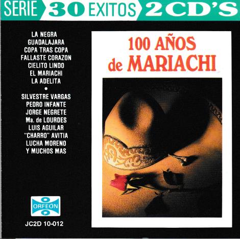 100 Anos De Mariachi Volume 1 2-Disc Set w/ Artwork