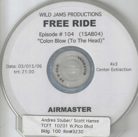 Free Ride: Colon Blow (To The Head) Pre-Release Promo