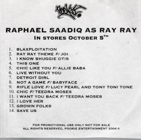 Raphael Saadiq: As Ray Ray Promo