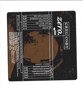 Greg Osby: Zero. Advance Promo