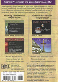 Names Of Jesus: The Names Of Jesus And Their Meanings Powerpoint Presentation