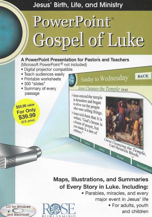 Gospel Of Luke: Jesus' Birth, Life, And Ministry Powerpoint Presentation