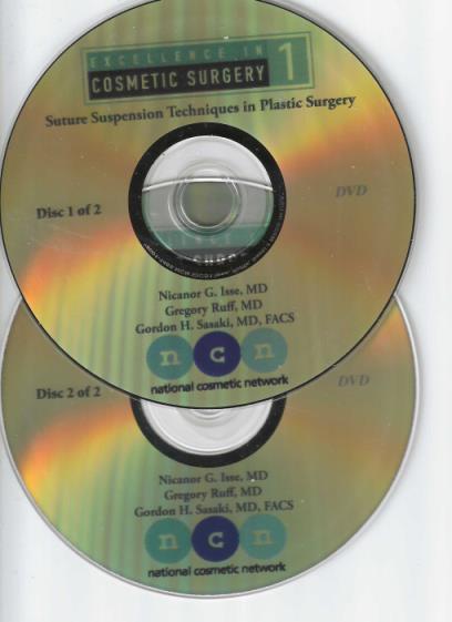 Excellence In Cosmetic Surgery: Suture Suspension Techniques In Plastic Surgery 1 2-Disc Set w/ No Artwork